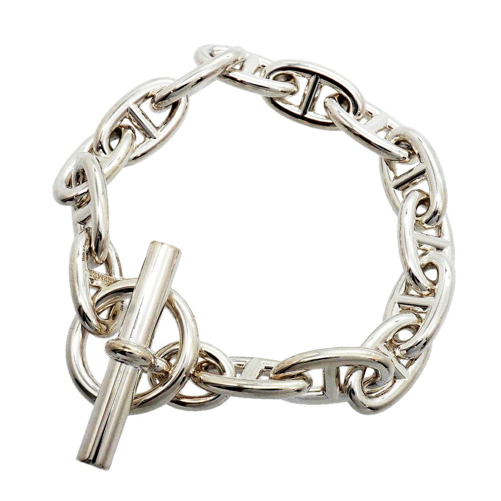 Hermes Chaine d'Ancre GM Bracelet, 14 links, Sterling Silver 925, Men's/Women's